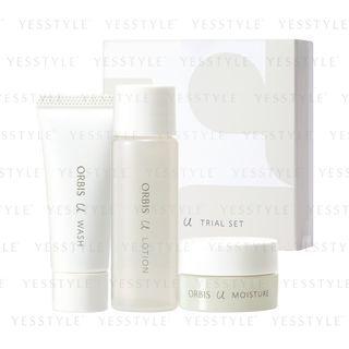 Orbis - U Trial Set: Wash 14g + Lotion 20ml + Moisture 9g 3 Pcs