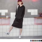 Pocketed Hooded Dress