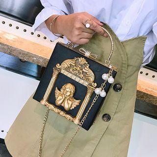 Angel Accent Box Crossbody Bag
