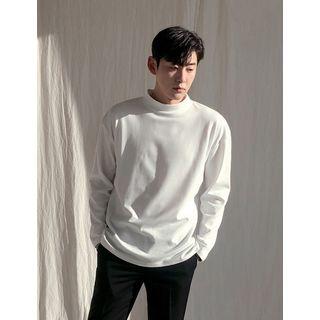 High-neck Colored Pullover