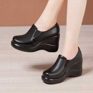 Platform Wedge-heel Shoes
