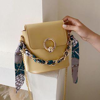 Hoop Accent Bucket Bag