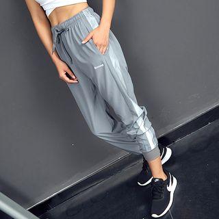 Reflective-trim Sweatpants