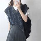 Jacquard Knit Vest Gray - One Size