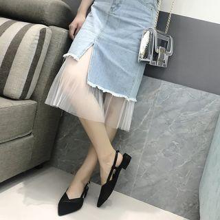 Plain Pointy Mules