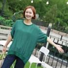 Band-trim Oversize T-shirt