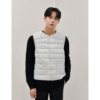 Dual-pocket Quilted Vest
