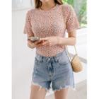 Slim-fit Floral T-shirt