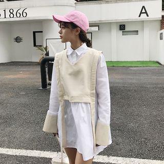 Mock-two Loose-fit Dress