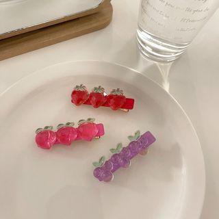 Fruit Plastic Hair Clip