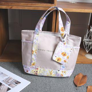 Canvas Tote Other - Floral Belt Purse Tote
