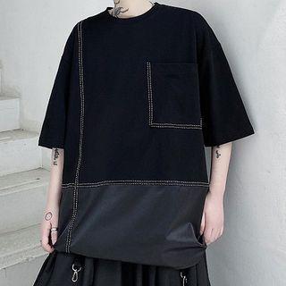Paneled Short-sleeve T-shirt