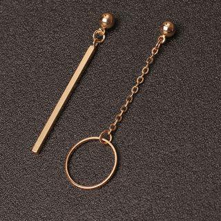 Geometric Chain Earrings