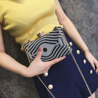 Embellished Clipframe Shoulder Bag