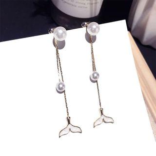 Fishtail Drop Earring 1 Pair - Gold - One Size