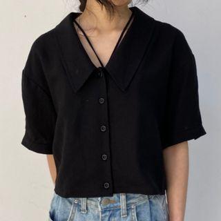 Peter Pan Blouse Black - One Size