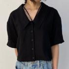 Peter Pan Blouse Black - One Size