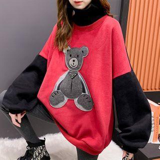 Bear High-neck Sweatshirt