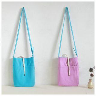 Tie-up Canvas Cross Bag