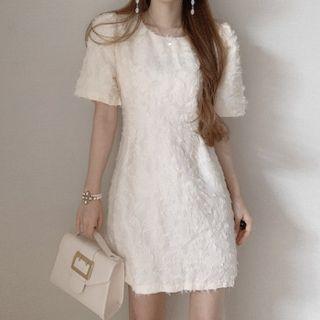 Short Sleeve Tassel Mini Skirt