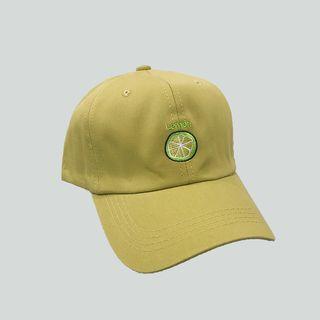 Embroidered Lemon Baseball Cap
