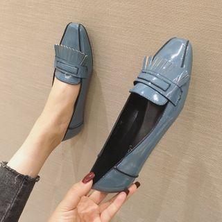 Fringed Flat Loafers