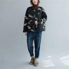Crane Print Jacket