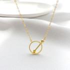 925 Sterling Silver Necklace Gold - One Size