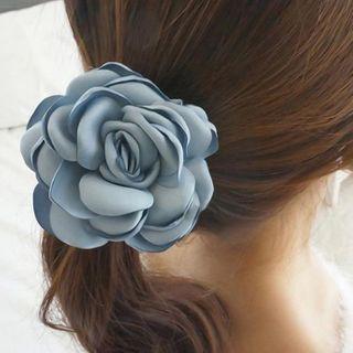 Flower Hair Tie 9354 - Purple - One Size