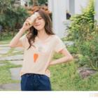 Pear Printing Short-sleeve Round Neck T-shirt