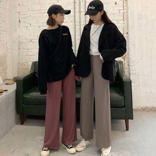 High-waist Shift Casual Pants