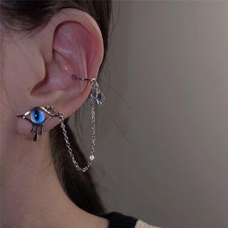Eye Chained Alloy Cuff Earring