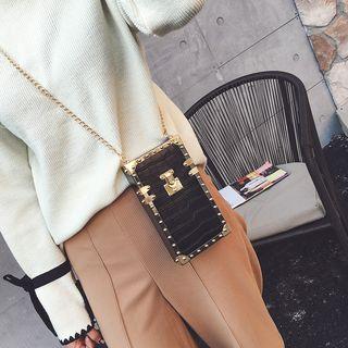 Studded Boxy Mini Crossbody Bag