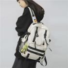 Buckled Nylon Backpack / Pouch / Brooch / Bag Charm / Set