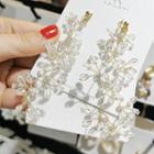 Faux Crystal Branches Dangle Earring As Shown In Figure - One Size