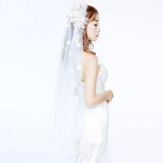 Wedding Floral Veil