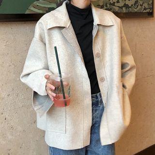Plain Single Breasted Jacket