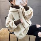 Mock Two-piece High-neck Sweatshirt
