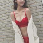 Set: Lace Bralette + Under Shorts