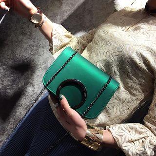 Hoop Detail Chain Strap Crossbody Bag