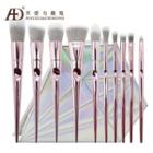 Set: Makeup Brush Set - Pink - One Size