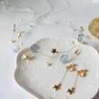 Alloy Resin Faux Pearl Alloy Headpiece / Earring