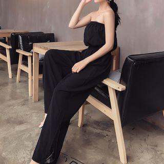 Strapless Jumpsuit Black - One Size