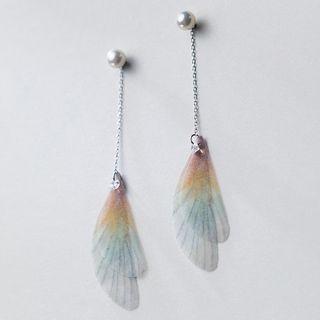 Faux-pearl Detail Drop Earring