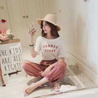 Set : Short-sleeve & Harem Pants