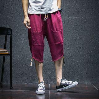 Capri Linen Harem Pants