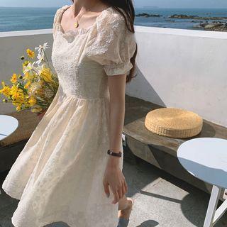 Short-sleeve Lace A-line Dress (various Designs)