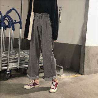 Striped Loose-fit Pants