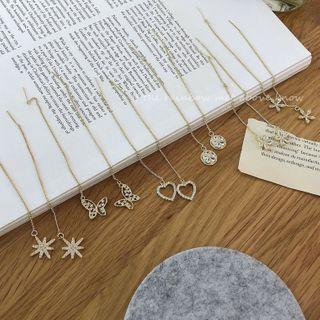 Rhinestone Threader Earring (various Designs)