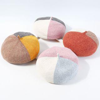 Color Block Beret